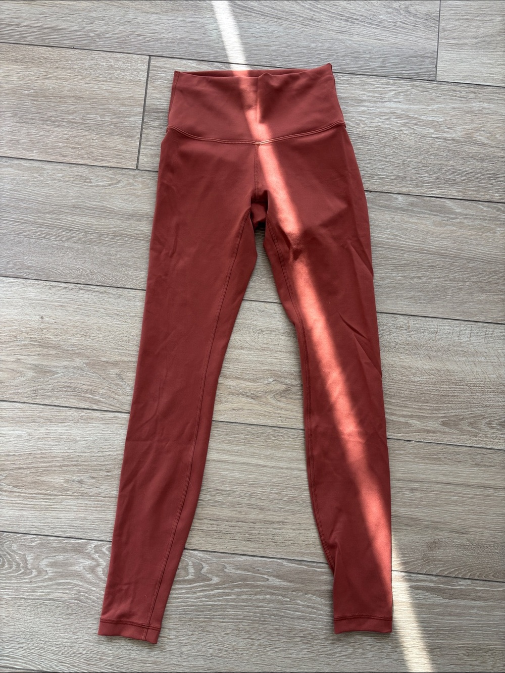 Lululemon Leggings in Rust Red